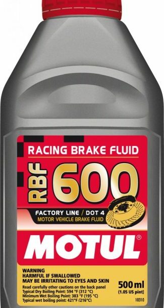 Motul RBF 600 DOT 4 Brake Fluid - 500mL