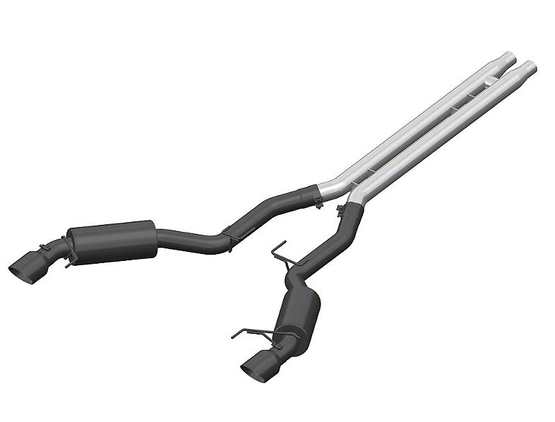 MBRP Black Series 2015-2017 Ford Mustang GT Cat-Back Exhaust with H-Pipe Race Version
