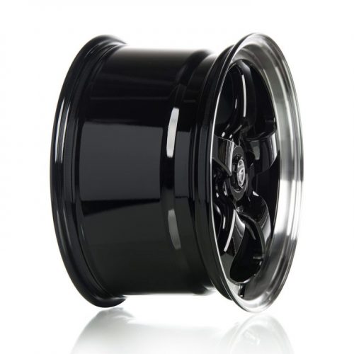 forgestar 5 spoke drag racing lightweight wide rear black machined rims c