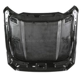 Anderson Composites 2015-2017 Ford Mustang Double Sided Carbon Fiber GTH Style Hood - Image 4