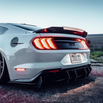 ZL1 Addons 2015-2023 Ford Mustang GT350 Track Pack Wickerbill Wing