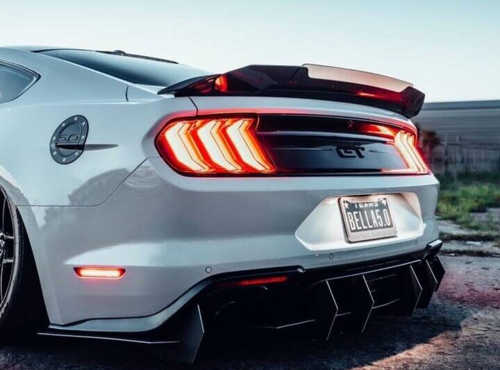 ZL1 Addons 2015-2023 Ford Mustang GT350 Track Pack Wickerbill Wing