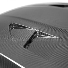 Anderson Composites 2016-2018 Ford Focus Carbon Fiber Hood Type-SA - Image 3