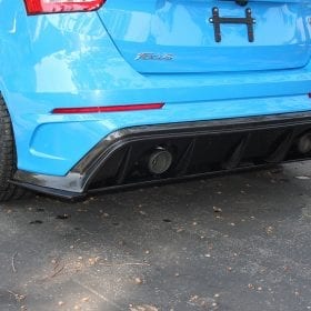 Anderson Composites 2016-2018 Ford Focus RS Type-AR Carbon Fiber Diffuser/Valance - Image 1