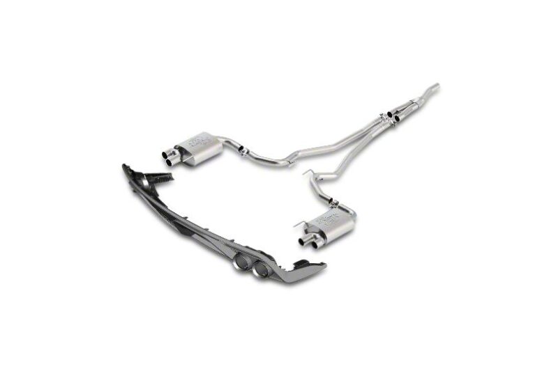 Ford Performance by Borla 2015-2017 Ford Mustang EcoBoost Premium Touring Cat-Back Exhaust w/ GT350 Lower Valance