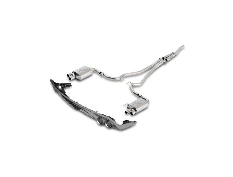 Ford Performance by Borla 2015-2017 Ford Mustang EcoBoost Premium Touring Cat-Back Exhaust w/ GT350 Lower Valance