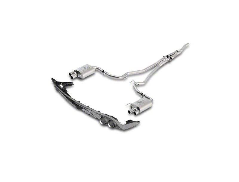Ford Performance by Borla 2015-2017 Ford Mustang EcoBoost Premium Sport Axle-Back Exhaust w/ GT350 Lower Valance