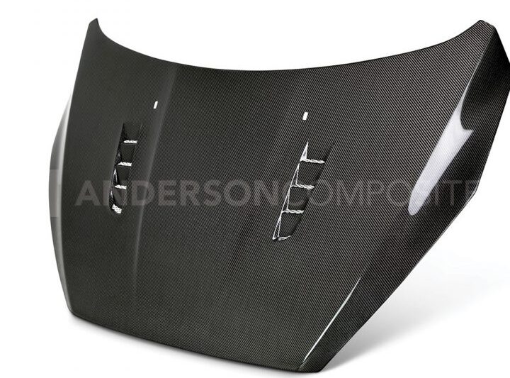 Anderson Composites 2015-2018 Ford Focus Carbon Fiber Hood Type RS