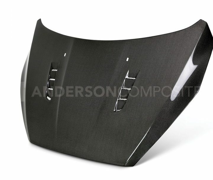 Anderson Composites 2015-2018 Ford Focus Carbon Fiber Hood Type RS