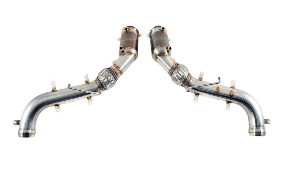 AWE 2015-2022 McLaren 12C / 570s / 570GT / 600LT / 650s / 675LT Performance Catted Downpipes