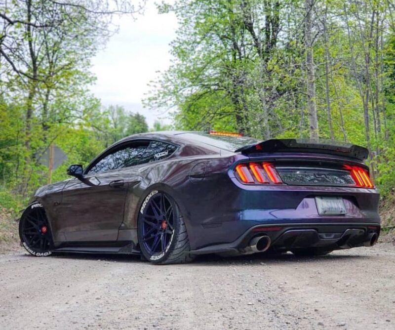 ZL1 Addons 2015-2023 Ford Mustang GT350 Track Pack Wickerbill Wing - Image 2