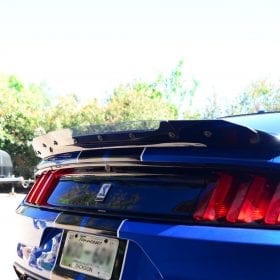 ZL1 Addons 2015-2023 Ford Mustang GT350 Track Pack Carbon Fiber Wickerbill Wing - Image 3