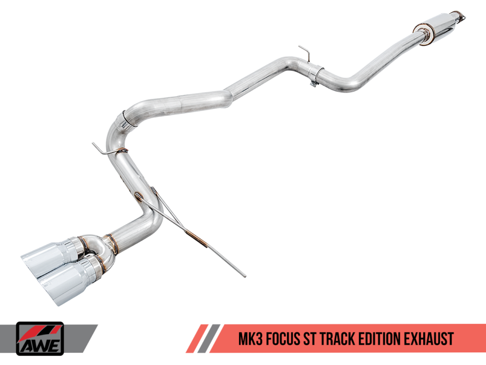 AWE 2012-2018 Ford Focus ST Track Edition Cat-back Exhaust - Image 4