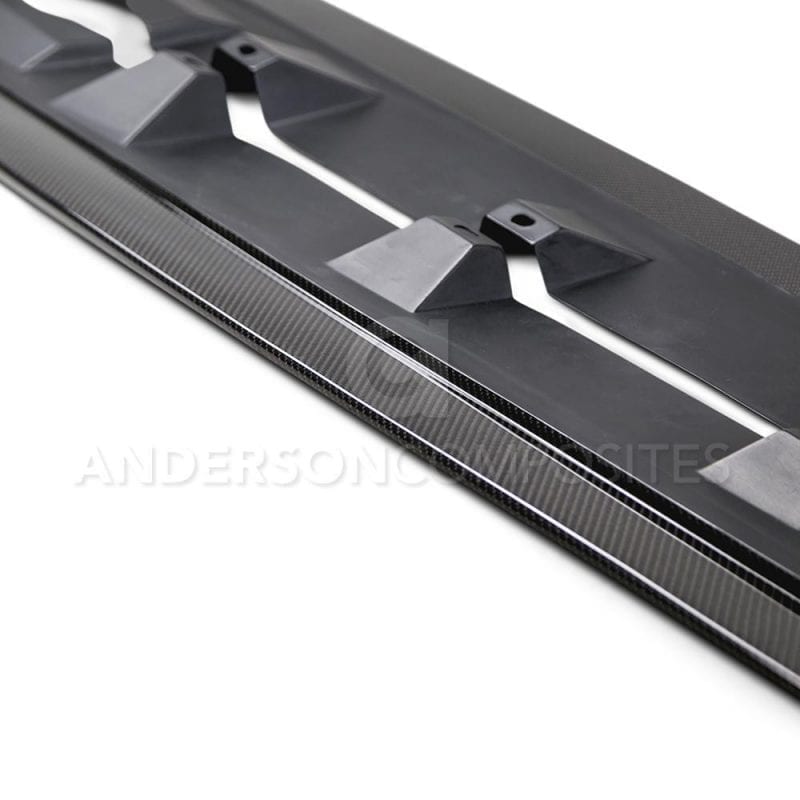 Anderson Composites 2016-2018 Ford Focus RS Type-AR Side Skirts Rocker Panel Splitter - Image 7