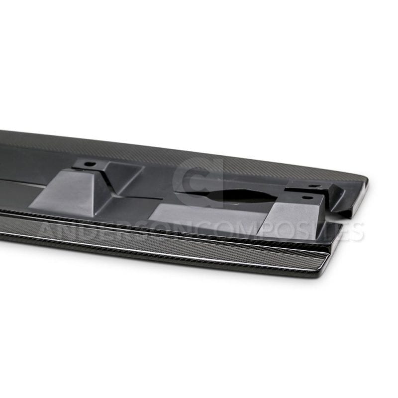 Anderson Composites 2016-2018 Ford Focus RS Type-AR Side Skirts Rocker Panel Splitter - Image 5