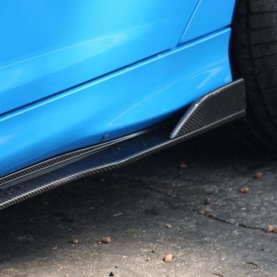 Anderson Composites 2016-2018 Ford Focus RS Type-AR Side Skirts Rocker Panel Splitter