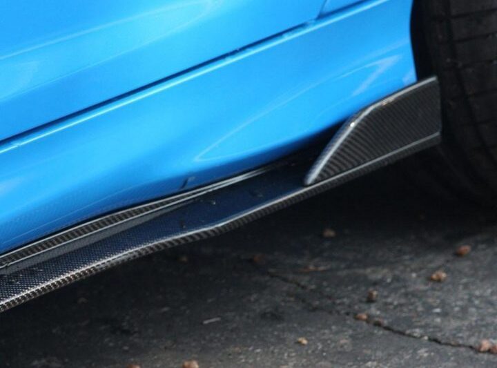 Anderson Composites 2016-2018 Ford Focus RS Type-AR Side Skirts Rocker Panel Splitter