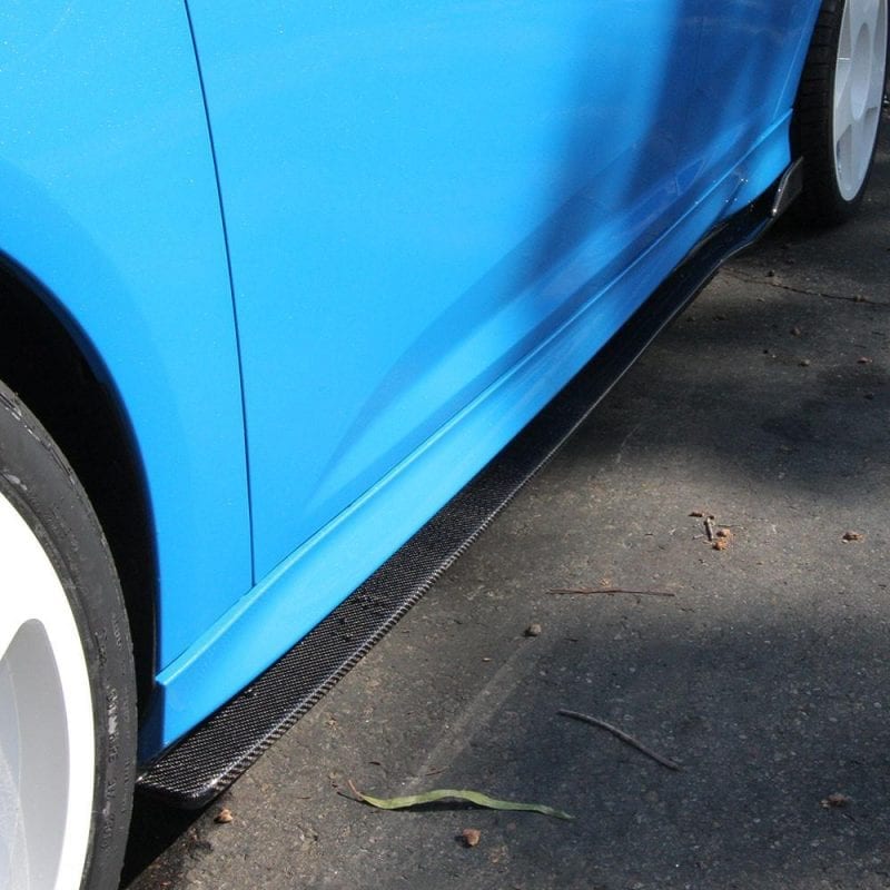 Anderson Composites 2016-2018 Ford Focus RS Type-AR Side Skirts Rocker Panel Splitter - Image 2