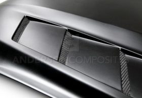 Anderson Composites 2015-2017 Ford Mustang Fiberglass Heat Extractor Hood - Image 1