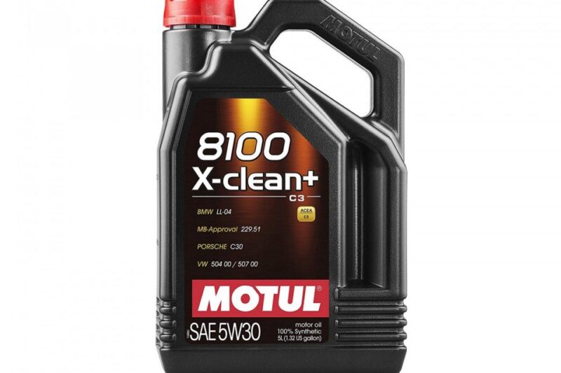 Motul 8100 X-Clean+ 5W30 - 5 Liter - 4 Bottles