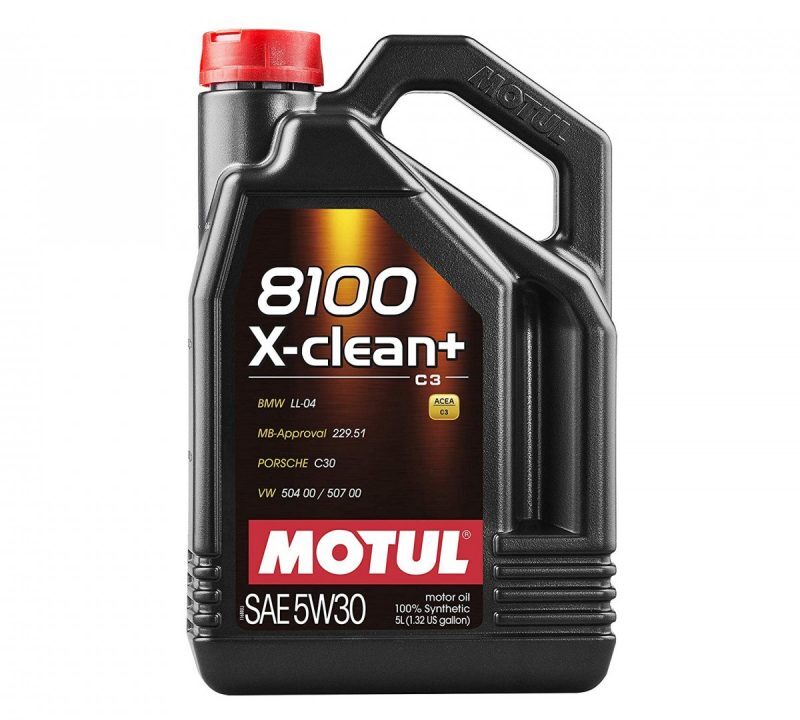 Motul 8100 X-Clean+ 5W30 - 5 Liter - 4 Bottles
