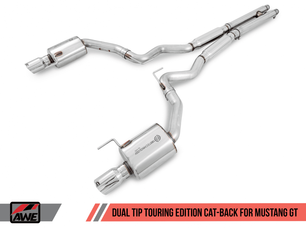 AWE Tuning Track Cat-back Exhaust | Ford Mustang GT (15-17) (3020-33030)
