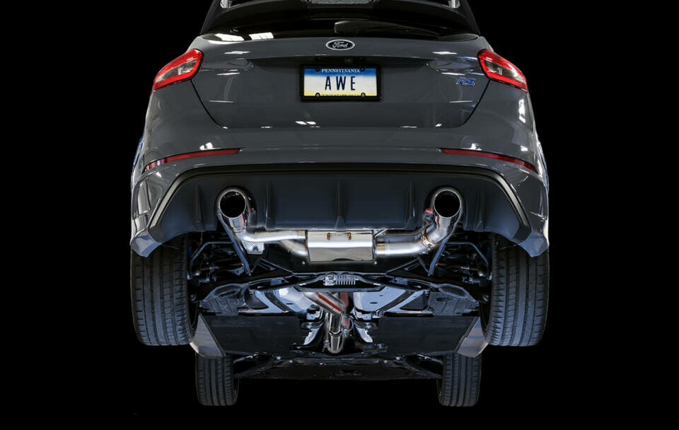 AWE 2016-2018 Ford Focus RS SwitchPath with Remote Control Cat Back Exhaust