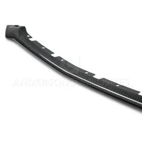 Anderson Composites 2015-2017 Ford Mustang Carbon Fiber Type-AO Front Chin Splitter - Image 1