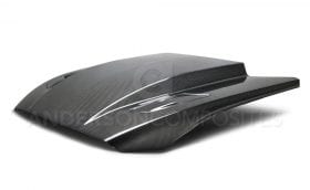 Anderson Composites 2015-2017 Ford Mustang Double Sided Carbon Fiber Cowl Hood - Image 12