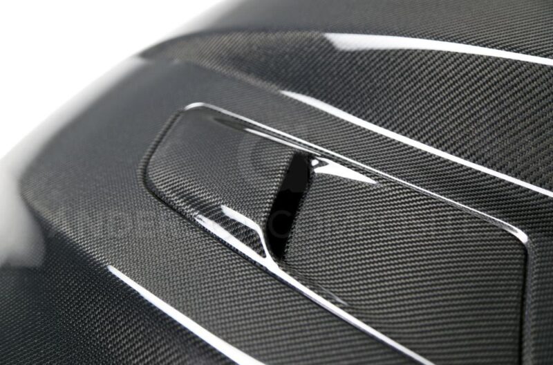 Anderson Composites 2015-2017 Ford Mustang Double Sided Carbon Fiber Cowl Hood - Image 11
