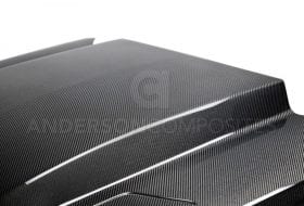 Anderson Composites 2015-2017 Ford Mustang Double Sided Carbon Fiber Cowl Hood - Image 9
