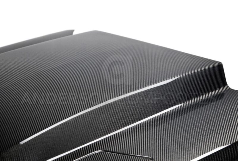 Anderson Composites 2015-2017 Ford Mustang Double Sided Carbon Fiber Cowl Hood - Image 10