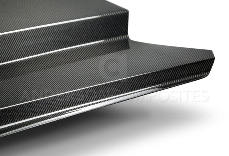 Anderson Composites 2015-2017 Ford Mustang Double Sided Carbon Fiber Cowl Hood - Image 9