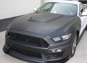 Anderson Composites 2015-2017 Ford Mustang Fiberglass GT350 Style Hood - Image 6