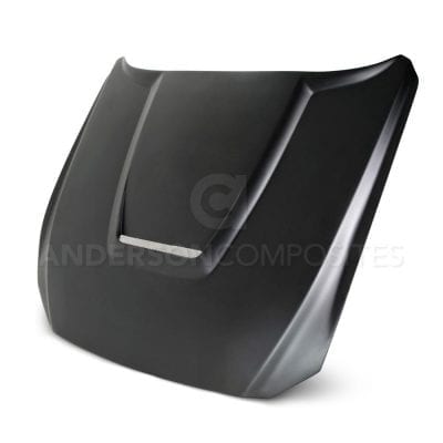Anderson Composites 2015-2017 Ford Mustang Fiberglass GT350 Style Hood