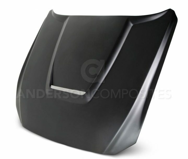 Anderson Composites 2015-2017 Ford Mustang Fiberglass GT350 Style Hood