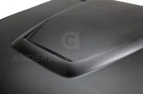 Anderson Composites 2015-2017 Ford Mustang Fiberglass GT350 Style Hood - Image 4