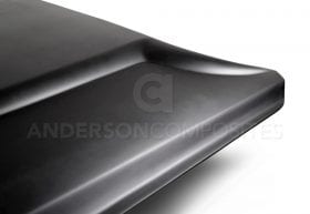 Anderson Composites 2015-2017 Ford Mustang Fiberglass GT350 Style Hood - Image 2