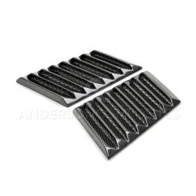 Anderson Composites 2017-2020 Ford Raptor Carbon Fiber Hood Vents - Image 2