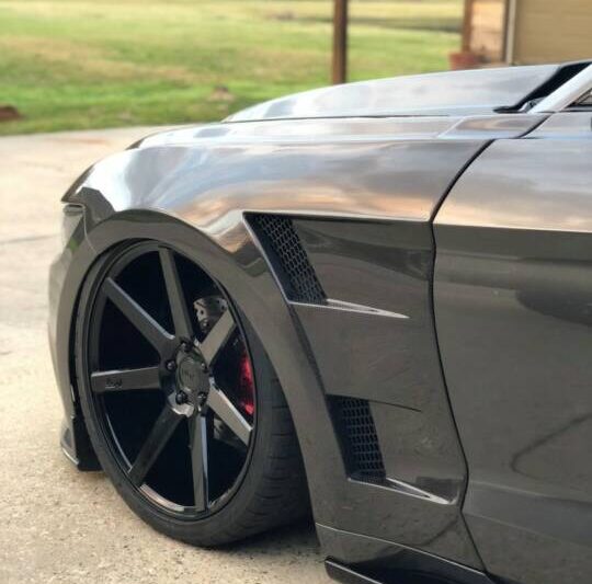 Anderson Composites 2015-2017 Ford Mustang Carbon Fiber Type-AT Front Fenders (Pair)