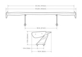 Anderson Composites Carbon Fiber GT Wing - Image 10