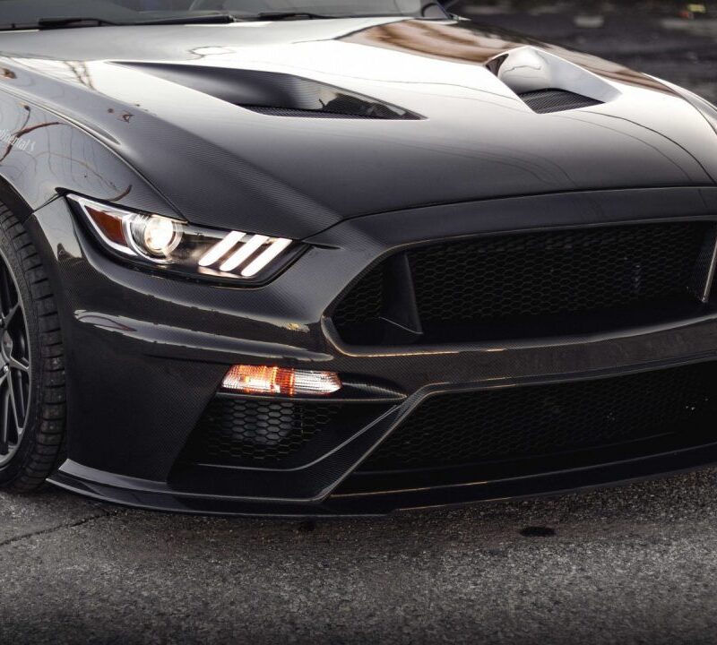 Anderson Composites 2015-2017 Ford Mustang Ford GT Style Fiberglass Front Bumper