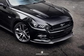 Anderson Composites 2015-2017 Ford Mustang Carbon Fiber Type-AC Front Chin Splitter - Image 7