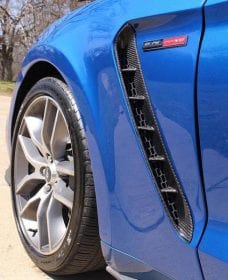 Anderson Composites 2015-2021 Ford Mustang Carbon Fiber GT350 Style Front Fender Vent Inserts (Pair) - Image 1