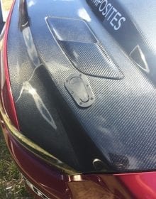 Anderson Composites 2015-2017 Ford Mustang Double Sided Carbon Fiber Cowl Hood - Image 5