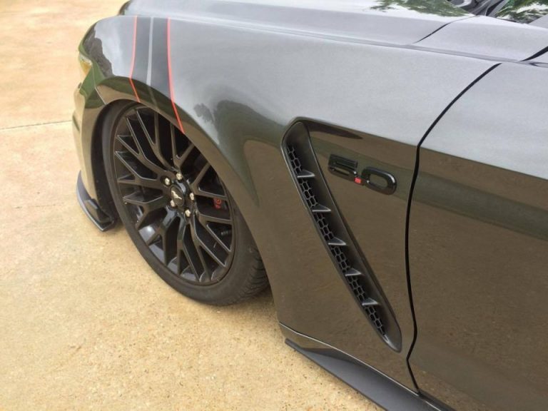 Anderson Composites 2015-2017 Ford Mustang GT350 Style Fiberglass Front Fenders (Pair)