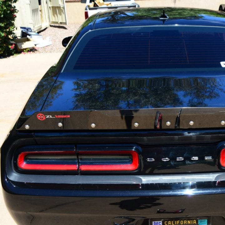 ZL1 Addons 2009-2023 Dodge Challenger Hellcat/SRT/Scat Pack/RT Wickerbill Wing - Image 5