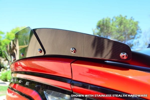 ZL1 Addons 2015-2023 Dodge Charger Hellcat/SRT/Daytona/Scat Pack Carbon Fiber Wickerbill Wing