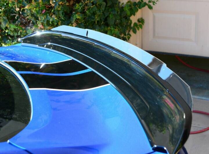 ZL1 Addons 2015-2023 Ford Mustang GT350 Track Pack Carbon Fiber Wickerbill Wing