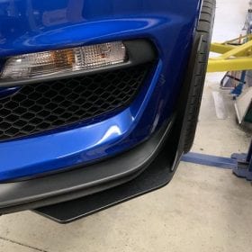 ZL1 Addons 2015-2023 Ford Mustang GT500 Style Splitter Winglet and Fender Extensions - Image 1
